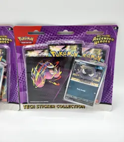 Pokemon TCG Ascended Heroes Tech Sticker Collection Lot of 2 Gastly NEW SEALED - Image 4