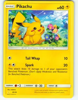 Pikachu - 29/30 Lycanroc & Alolan Raichu - Pokemon TCG - 2017 - Image 1
