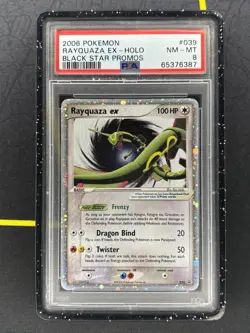 PSA 8 Rayquaza EX #039 - 2006 Black Star Promo Holo Pokemon Card - NM-MT - Image 1