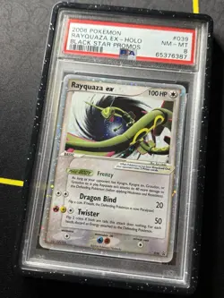 PSA 8 Rayquaza EX #039 - 2006 Black Star Promo Holo Pokemon Card - NM-MT - Image 3