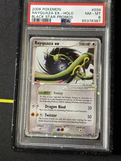 PSA 8 Rayquaza EX #039 - 2006 Black Star Promo Holo Pokemon Card - NM-MT - Image 4