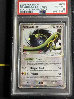 PSA 8 Rayquaza EX #039 - 2006 Black Star Promo Holo Pokemon Card - NM-MT - Image 5