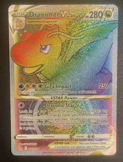 Pokemon TCG - Dragonite Rainbow VSTAR 081/078 - Pokemon Go NM - Image 1