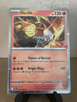 Pokemon TCG Ho-Oh GameStop Chaos Rising Promo Card Sealed - Image 1