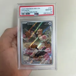 2025 POKEMON MEG EN-MEGA EVOLUTION ILLUSTRATION RARE #151 - SPEAROW 151 - PSA 10 - Image 1