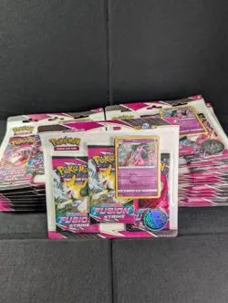 Pokemon TCG Fusion Strike 3 Pack Blisters (Espeon Lot of 17) New Sealed - Image 1