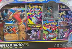 Pokemon TCG Mega Lucario ex Premium Figure Collection Box Factory Sealed - Image 1