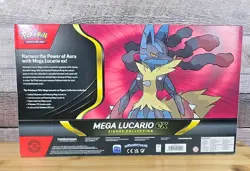 Pokemon TCG Mega Lucario ex Premium Figure Collection Box Factory Sealed - Image 2