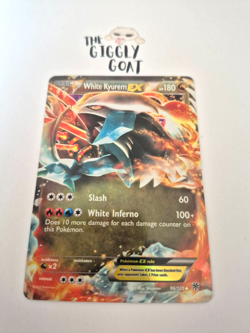 White Kyurem EX 96/135 Plasma Storm Ultra Rare Holo Pokemon TCG Card - Image 1