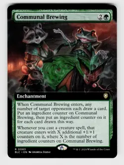 Commander: Bloomburrow Communal Brewing (Extended Art) 63 Enchantment R - Image 1