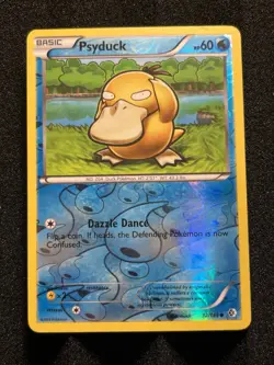 Pokemon Psyduck 32/149 Boundaries Crossed Reverse Holo 60 HP Common 2012 English - Image 2