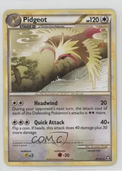 Pidgeot Pokemon HeartGold & SoulSilver Triumphant #29 2010 - Image 1