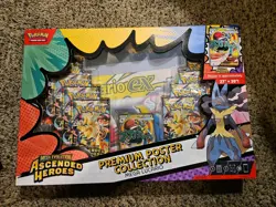 Pokemon TCG Mega Lucario Premium Poster Collection Ascended Sealed Brand New!! - Image 1