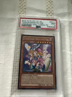 2012 Yugioh Toon Dark Magician Girl LCYW-EN111 1st Edition PSA 9 - Image 1
