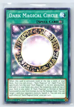 Dark Magical Circle Common Legendary Duelists: Magical Hero LED6-EN009 LP - Image 1