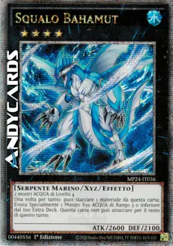 SQUALO BAHAMUT • (Bahamut Shark) • Quarter Century • MP24 IT036 • 1Ed • Yugioh! - Image 1