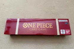 one piece 1st anniversary set English NO CARDS ( only box, playmat, and sleeves) - Image 3