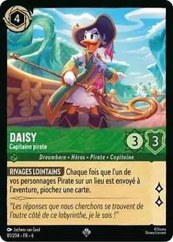 Lorcana - Daisy - Capitaine pirate - La Mer Azurite Chapitre 6 - MINT/NMINT - FR - Image 1
