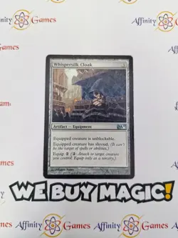 MTG | Whispersilk Cloak | M11 | Regular | Moderately Played | English - Image 1