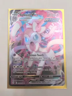 Pokemon TCG Sylveon VMAX Ultra Rare Evolving Skies Card 075/203 Mint Condition - Image 1