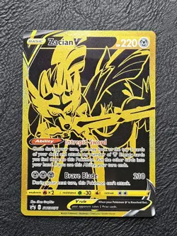 Zacian V SWSH076 SWSH: Sword & Shield Promo Cards Holo - Image 1