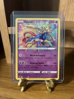 Zacian 082/185 Vivid Voltage NM - Mint Amazing Rare Card Pokemon TCG - Image 1