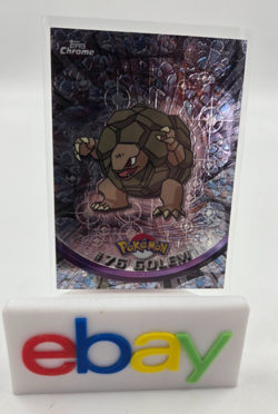 Pokemon GOLEM 2000 Topps Chrome Series 1 #76 Card - Image 1