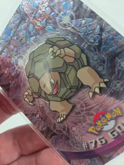 Pokemon GOLEM 2000 Topps Chrome Series 1 #76 Card - Image 3