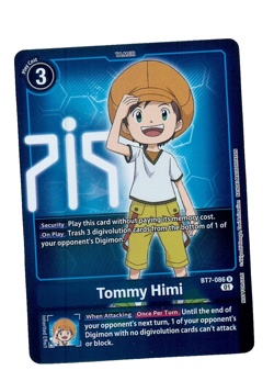 Digimon Card Game Tommy Himi Box Topper BT7-086 R Foil NM - Image 1