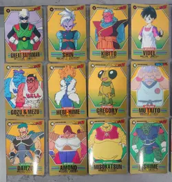 [Bandai Dragon Ball Z Barcode Wars/Characters Collection 38 Card Lot 1993 1994] - Image 4