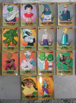 [Bandai Dragon Ball Z Barcode Wars/Characters Collection 38 Card Lot 1993 1994] - Image 5