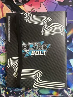 Binder Holder Cards Scarlet & Violet Black Bolt (no cards, only binder) - Image 2