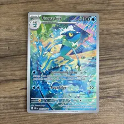 Frogadier illustration Rare Chaos Rising NM Pokemon Card - Image 1