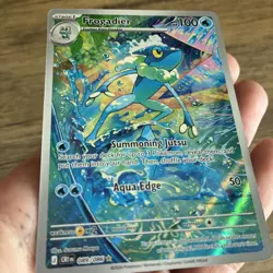 Frogadier illustration Rare Chaos Rising NM Pokemon Card - Image 3