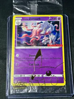 Hisuian Zoroark - 076/196 - GameStop Promo Rare - Pokemon Card - Sealed 🔥✨ - Image 1