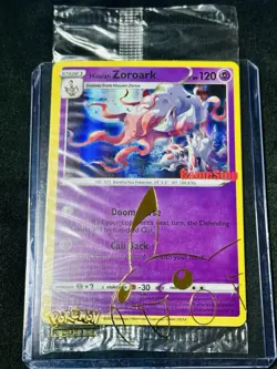 Hisuian Zoroark - 076/196 - GameStop Promo Rare - Pokemon Card - Sealed 🔥✨ - Image 2