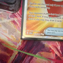 Chaos Rising Special Red Card - 113/086 Full Art Pokemon ENGLISH NM SHIPS FAST - Image 2