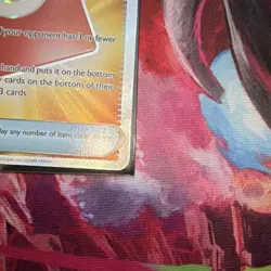 Chaos Rising Special Red Card - 113/086 Full Art Pokemon ENGLISH NM SHIPS FAST - Image 3
