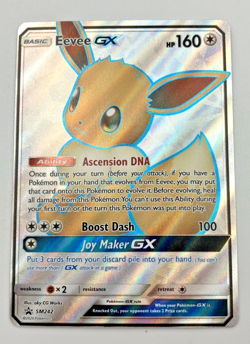 Eevee GX SM242 - NM Full Art Promo Rare Pokemon Card - Image 1