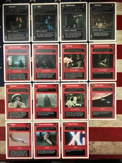 Star Wars CCG - Premiere - Unlimited WB - Dark Rares - You Pick Choose the Card - Image 1