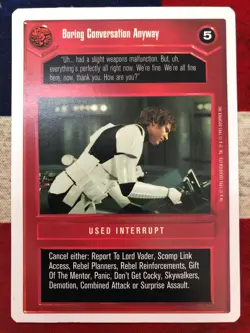 Star Wars CCG - Premiere - Unlimited WB - Dark Rares - You Pick Choose the Card - Image 4