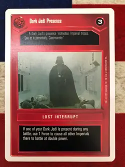 Star Wars CCG - Premiere - Unlimited WB - Dark Rares - You Pick Choose the Card - Image 5