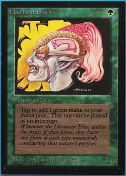Llanowar Elves Collectors' Edition NM Green Common CARD (517602) ABUGames - Image 1
