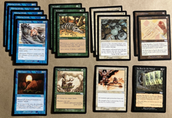 Urzas Saga Magic the Gathering Golden Age card Lot of 450 cards - Image 1