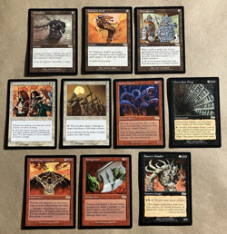 Urzas Saga Magic the Gathering Golden Age card Lot of 450 cards - Image 3