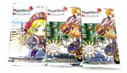 3 Sealed Maple Story TCG Packs Trading Card Game New - Image 1
