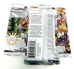 3 Sealed Maple Story TCG Packs Trading Card Game New - Image 2