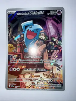Team Rocket's Wobbuffet 203 Sv: Scarlet & Violet Promo Cards Holo - Image 2