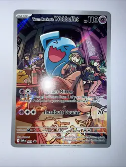 Team Rocket's Wobbuffet 203 Sv: Scarlet & Violet Promo Cards Holo - Image 3