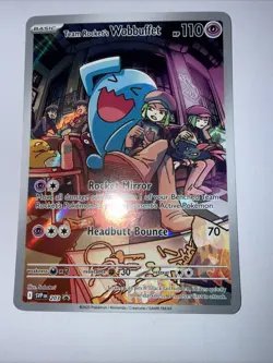 Team Rocket's Wobbuffet 203 Sv: Scarlet & Violet Promo Cards Holo - Image 5
